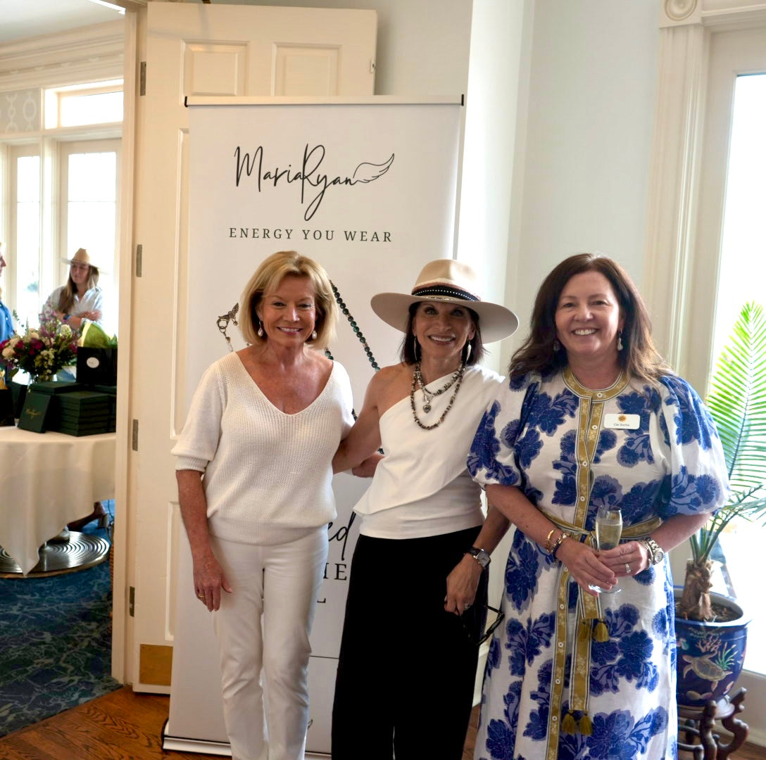 MariaRyan Jewelry trunk show with Mary Ryan and two other women