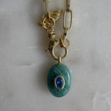 Amazonite Gemstone Charm: "Living Your Dreams" Necklace