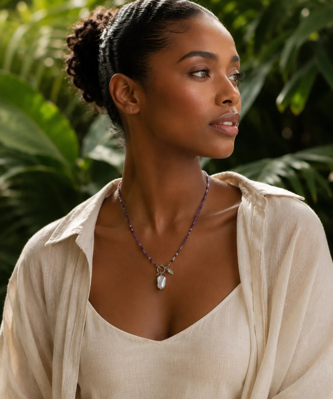 Amethyst: "Emotional Balance and Protection" Necklace