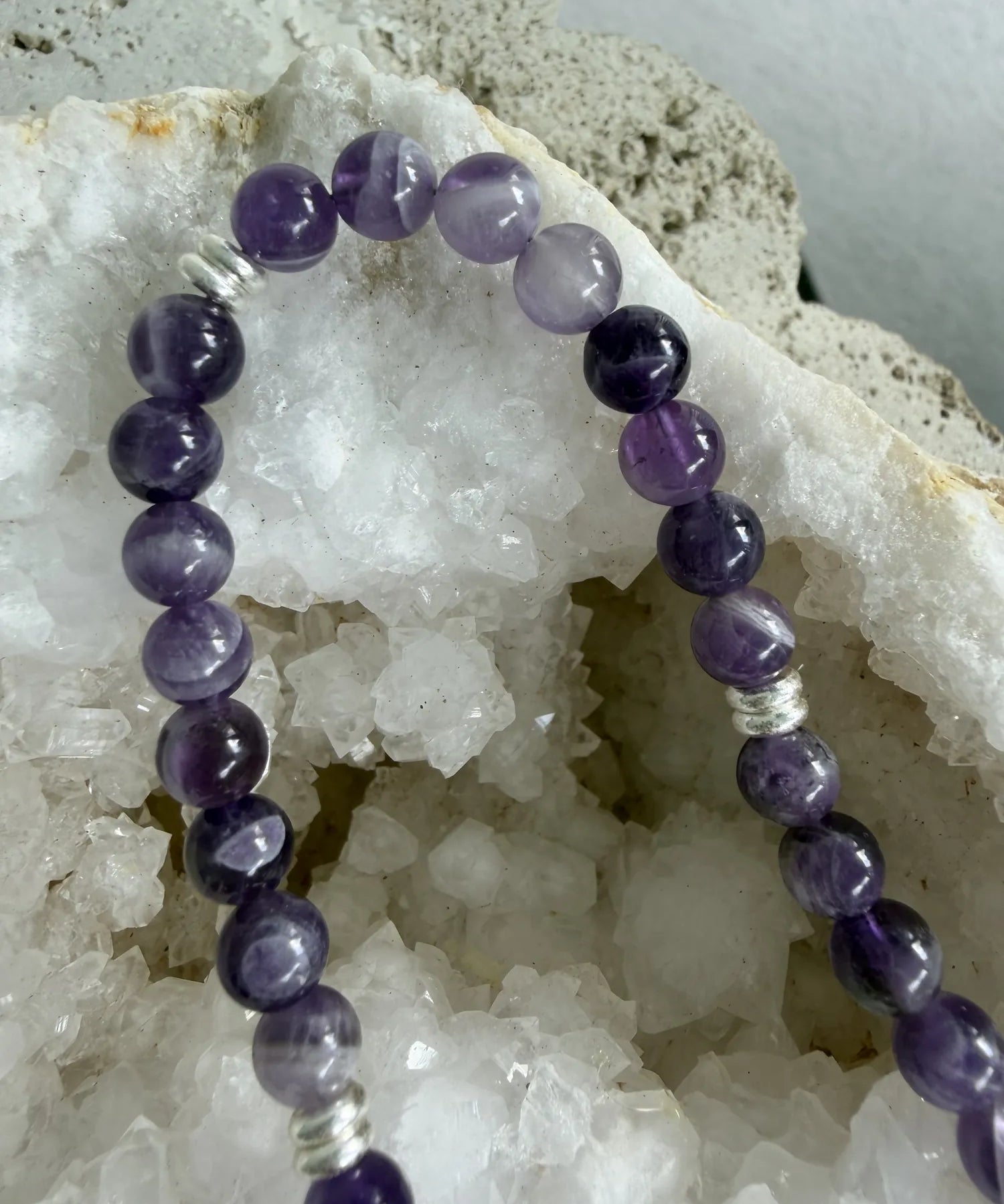 Amethyst: "Emotional Balance and Protection" Earrings