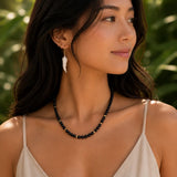 Black Onyx: "Repels Negativity" Necklace
