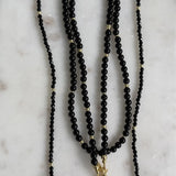 Black Onyx: "Repels Negativity" Necklace