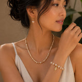 Camel Mother of Pearl: "Renewal" Bracelet