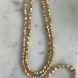Camel Mother of Pearl: "Renewal" Necklace