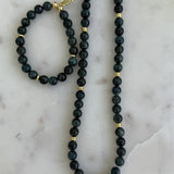 Teal Apatite: "Stone of the Future" Bracelet