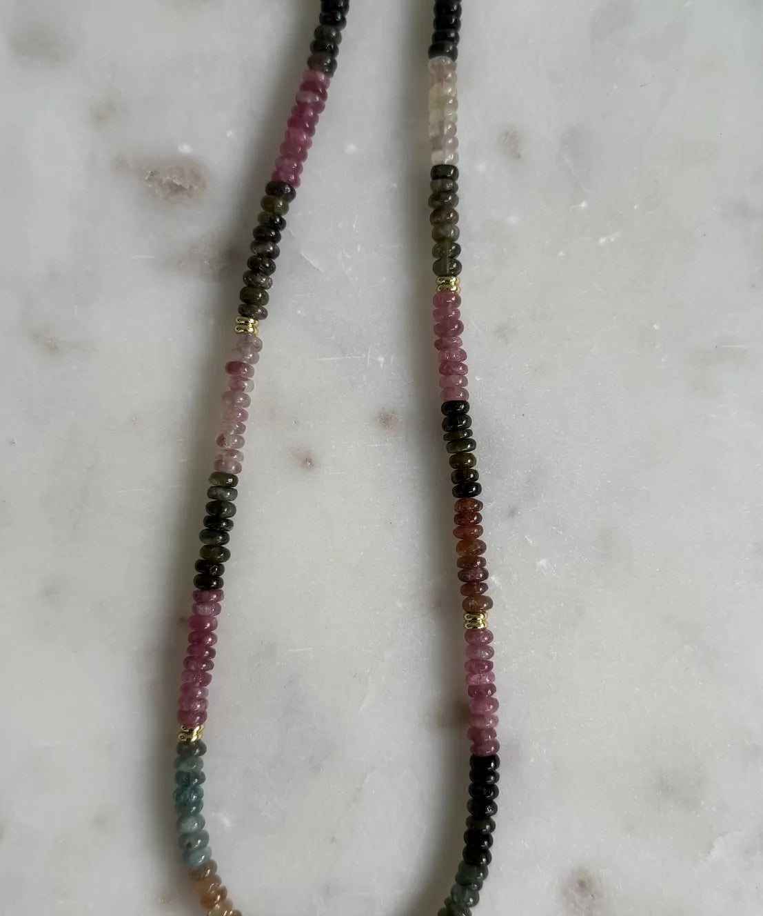 Watermelon Tourmaline: "Healing Harmony" Necklace